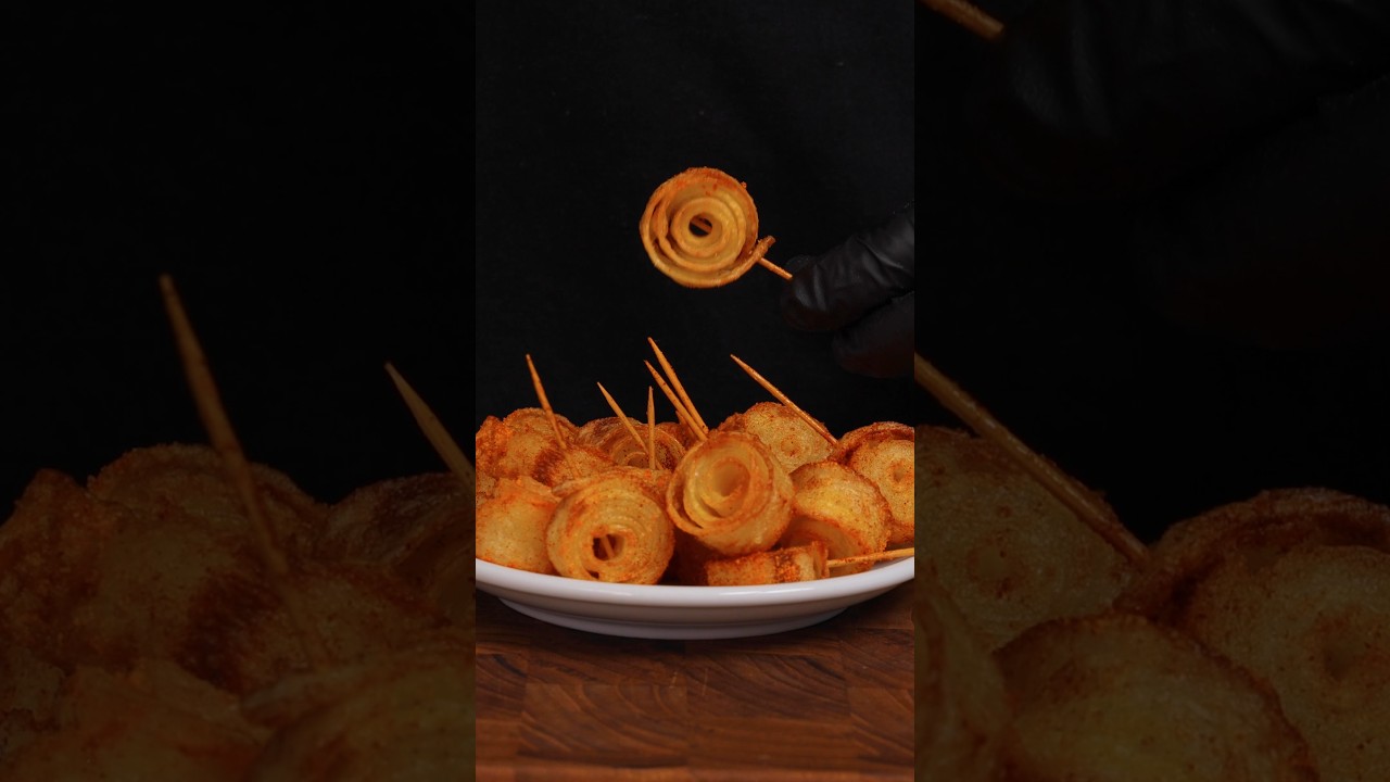 Crispy Potato Roll Chips
