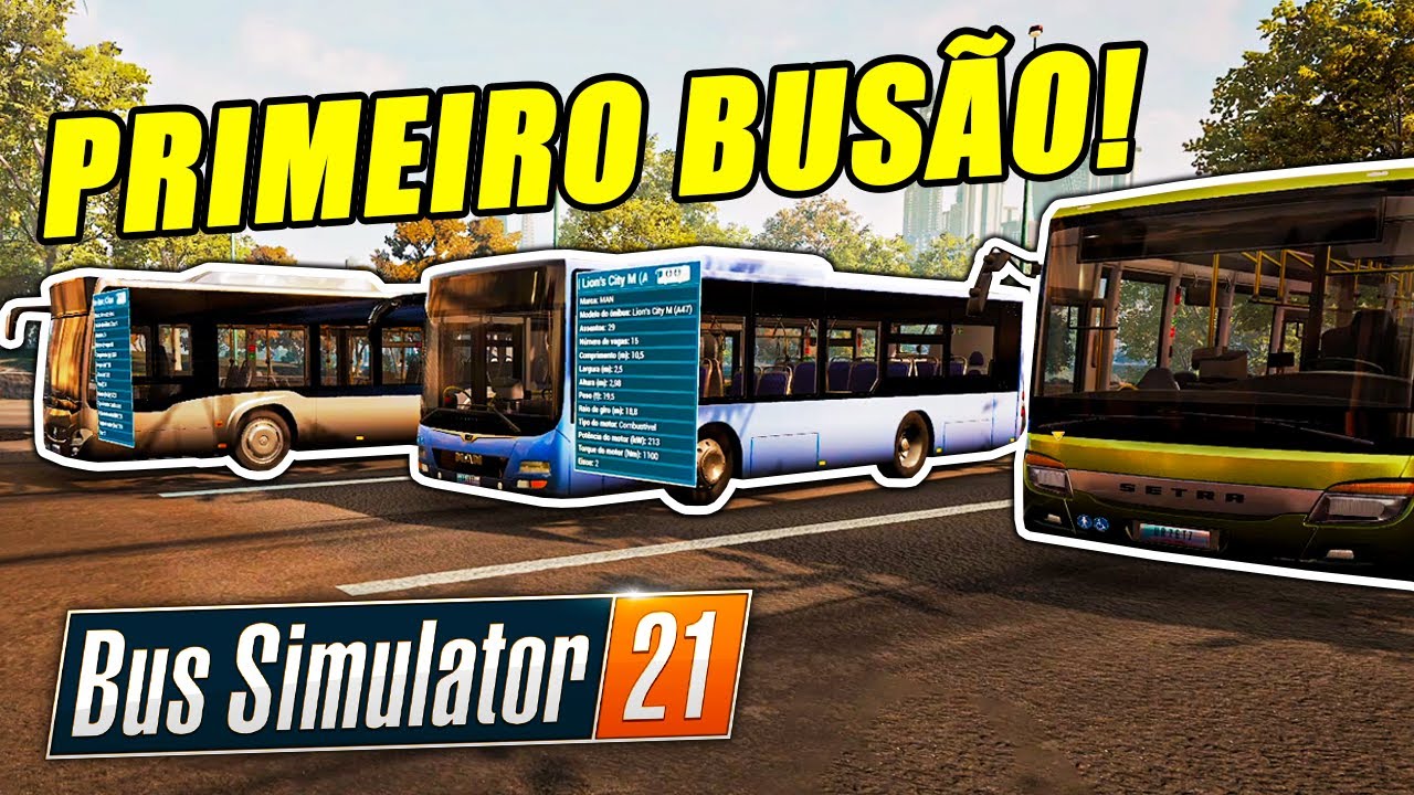 Comprei meu primeiro Ônibus - Bus Simulator 21 #1