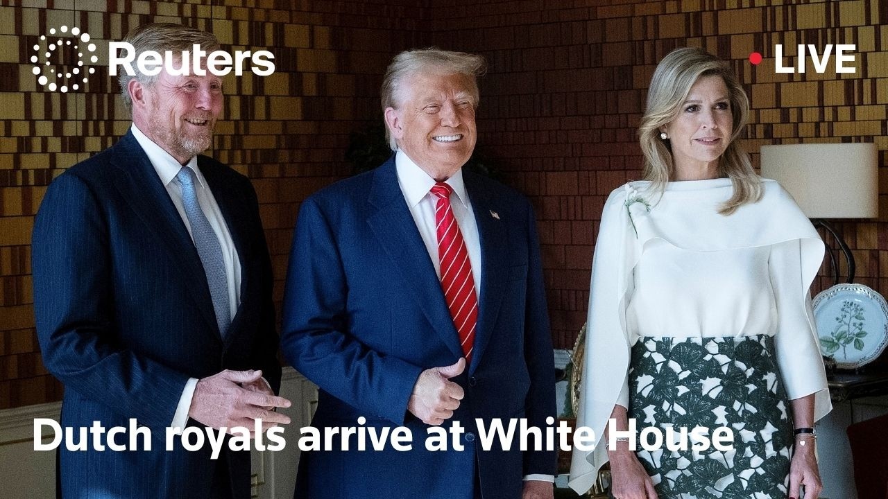 LIVE: Dutch royals arrive at White House