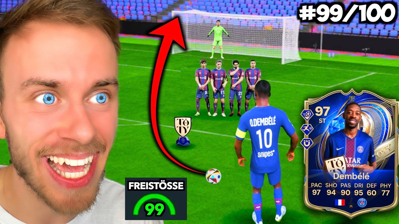 97er TOTY Dembelé - ABER FREISTÖßE bestimmen sein Team! 👀🎯 (Team Of The Year)