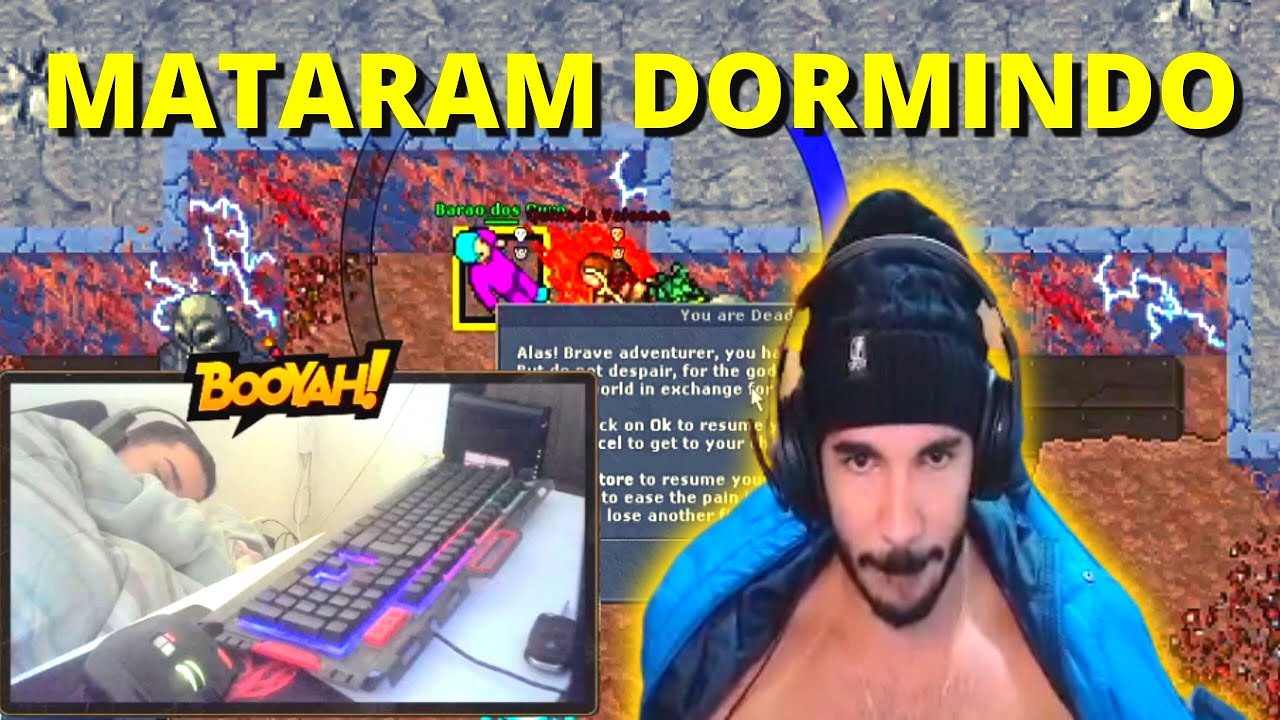Tibia DUKOTH JOGANDO EASY, VALONNE DORMIU E MORREU AFK#FinanceirandoPlay