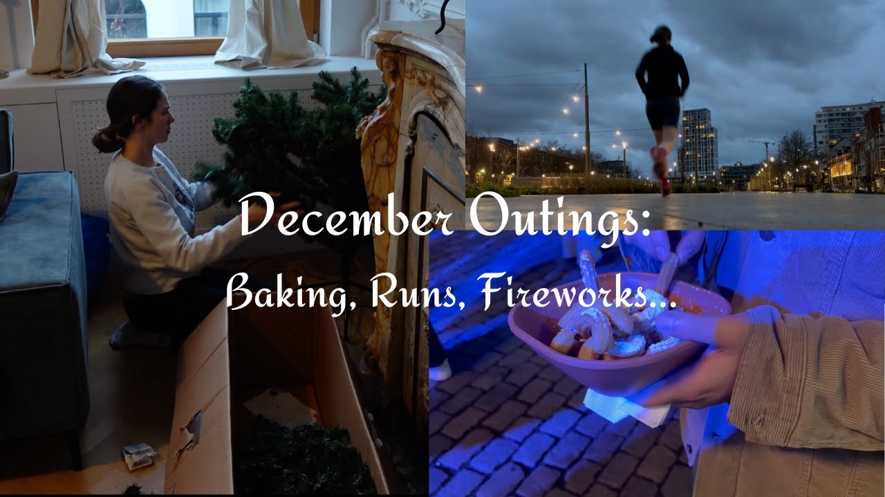 Festive spirit vlog: baking cookies, setting up the tree, early runs and more!