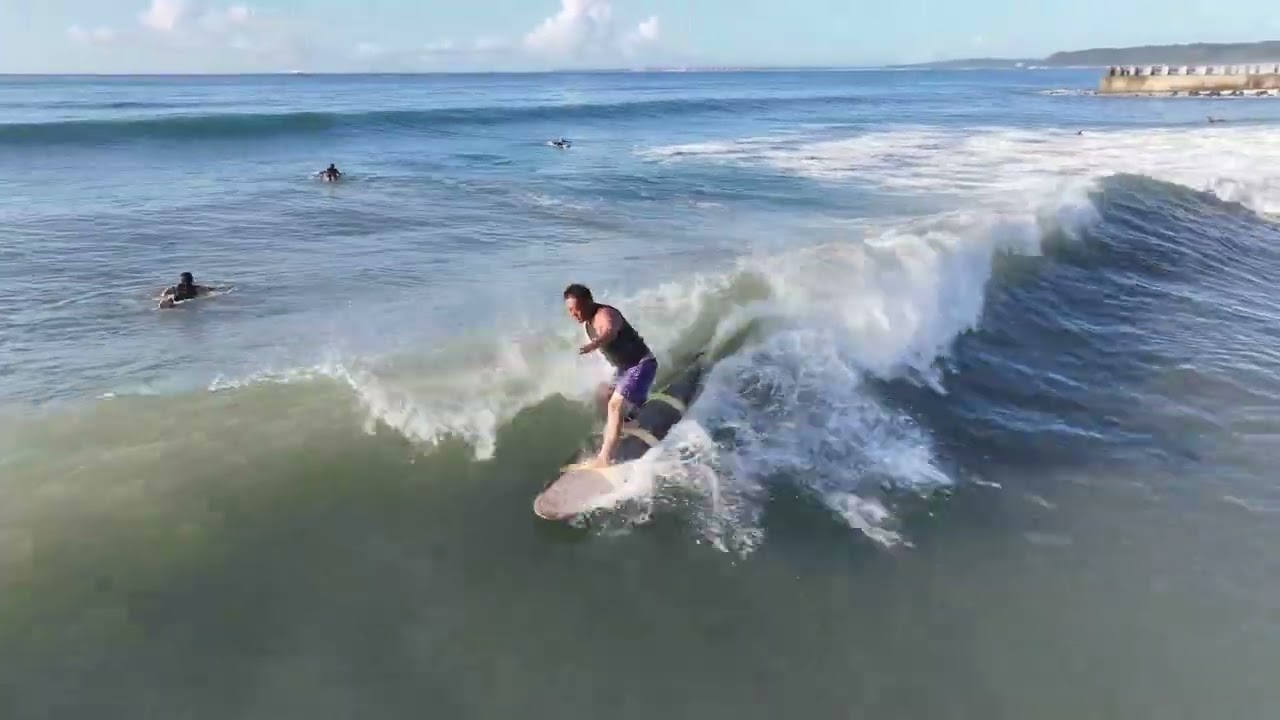 【本日のモデルさん】2025/7/27  静波新堤　（Shizunami Beach in Japan ／ view of Mt. Fuji／Surfing drone videos）