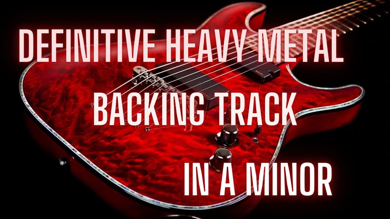 Definitive Heavy Metal backing track in a minor 145 bpm