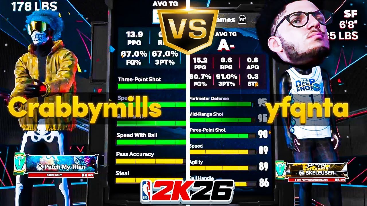 CRAZY CHEATER WAGER IN NBA2K26 CRXBBYMILLS VS YFQNTA 