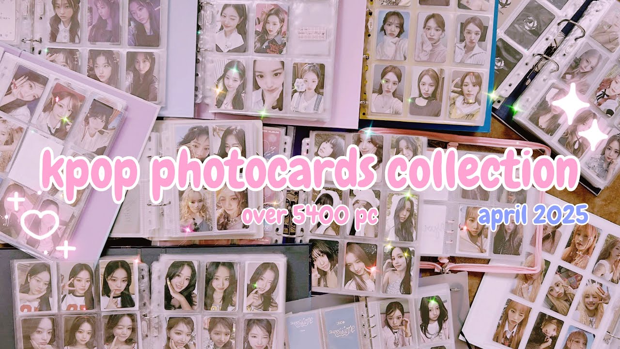 middle of 2025 entire kpop photocards collection ! 24 binders (twice, loona, æspa, iz*one ect.)
