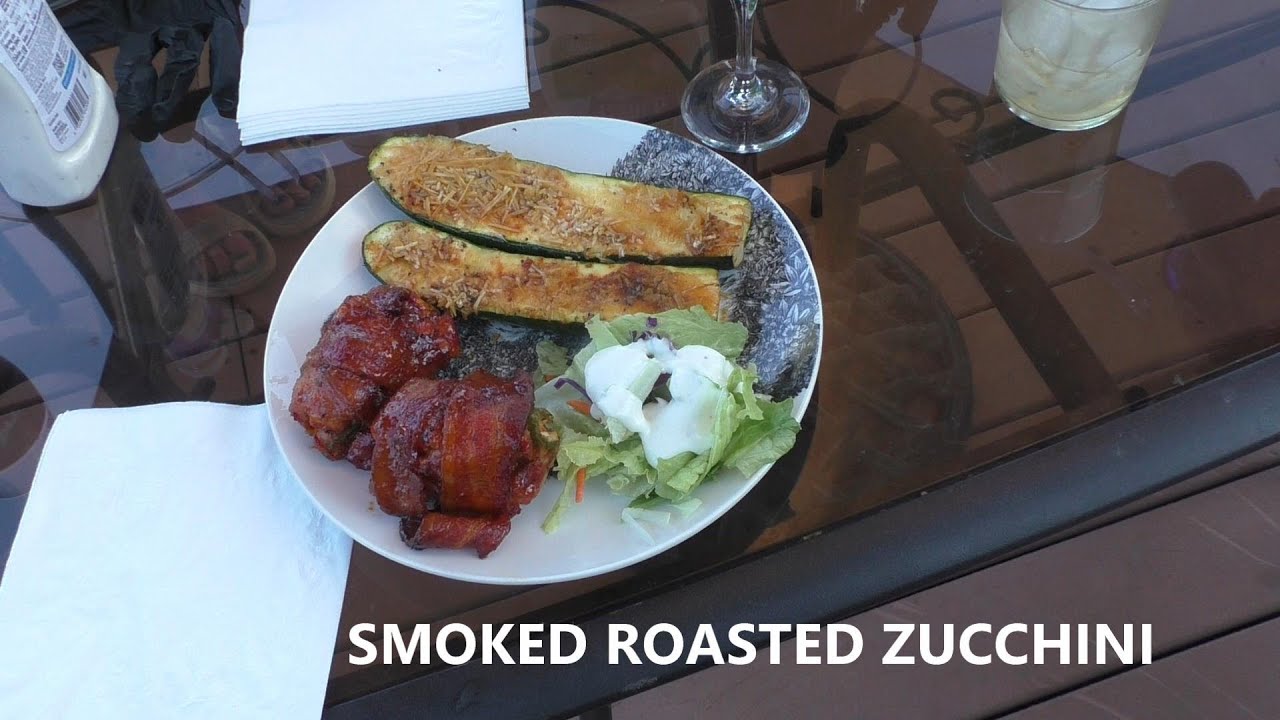 Smoked Roasted Zucchini