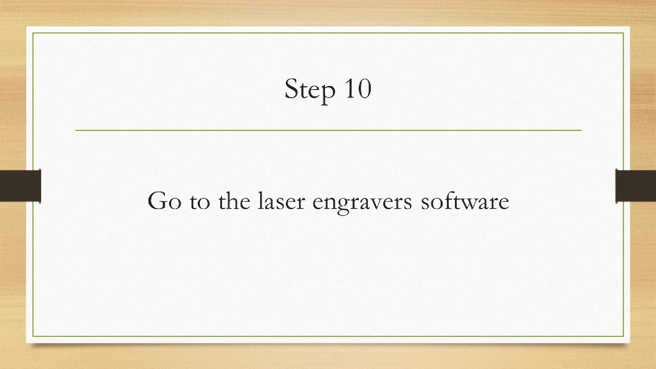 Laser Engraver Training Video