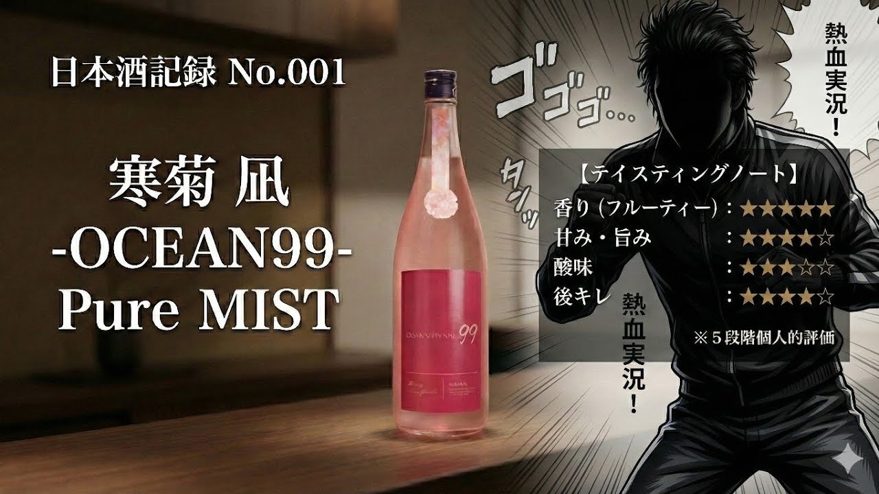 Sake Log 01【寒菊 凪】静かな酒を、熱く語る。