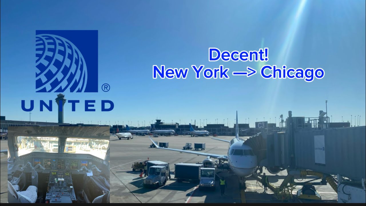 United Express Embraer E175LR TRIP REPORT: ECONOMY from New York to Chicago!