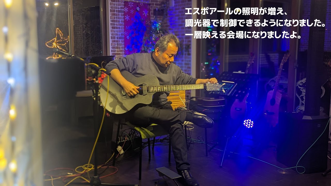 照明が強化されたエスポアール（東松山）曲「空中都市」