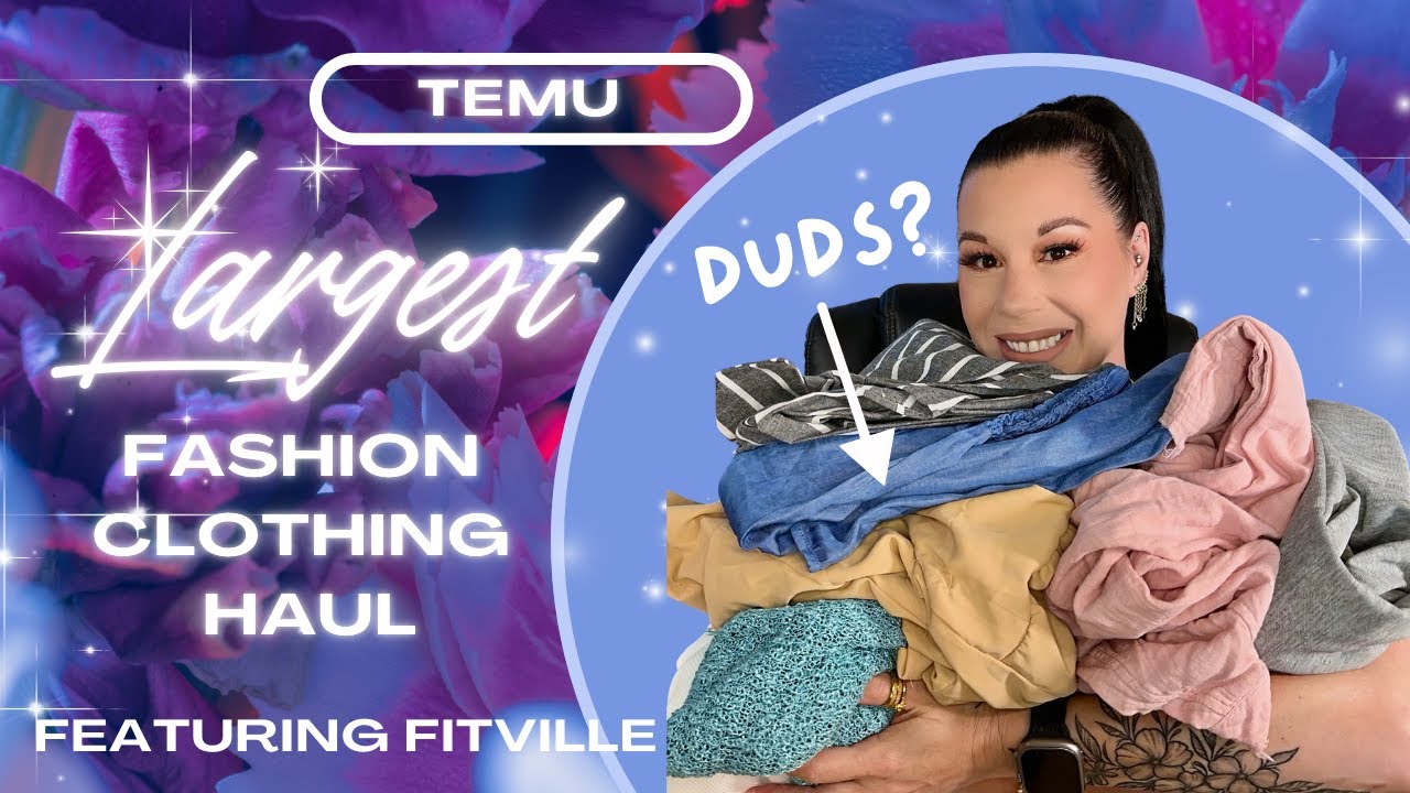 Largest Temu Fashion Haul Yet? Are They Duds? #temuhaul #temustyle #temufinds #temufashion