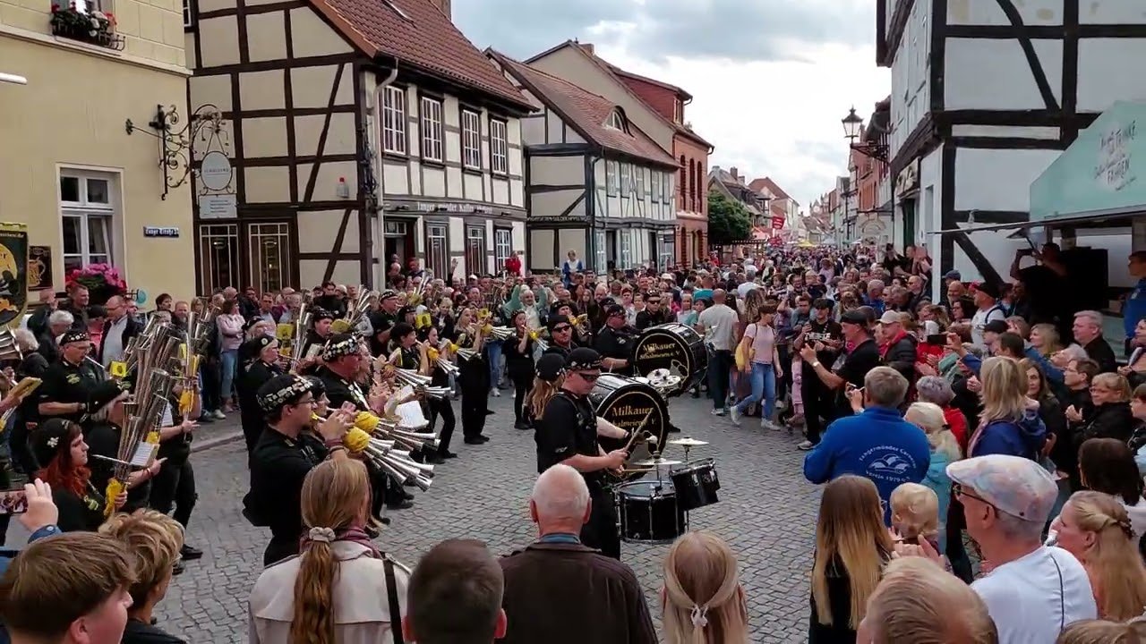 Milkauer Schalmeien beim Burgfest Tangermünde  2025