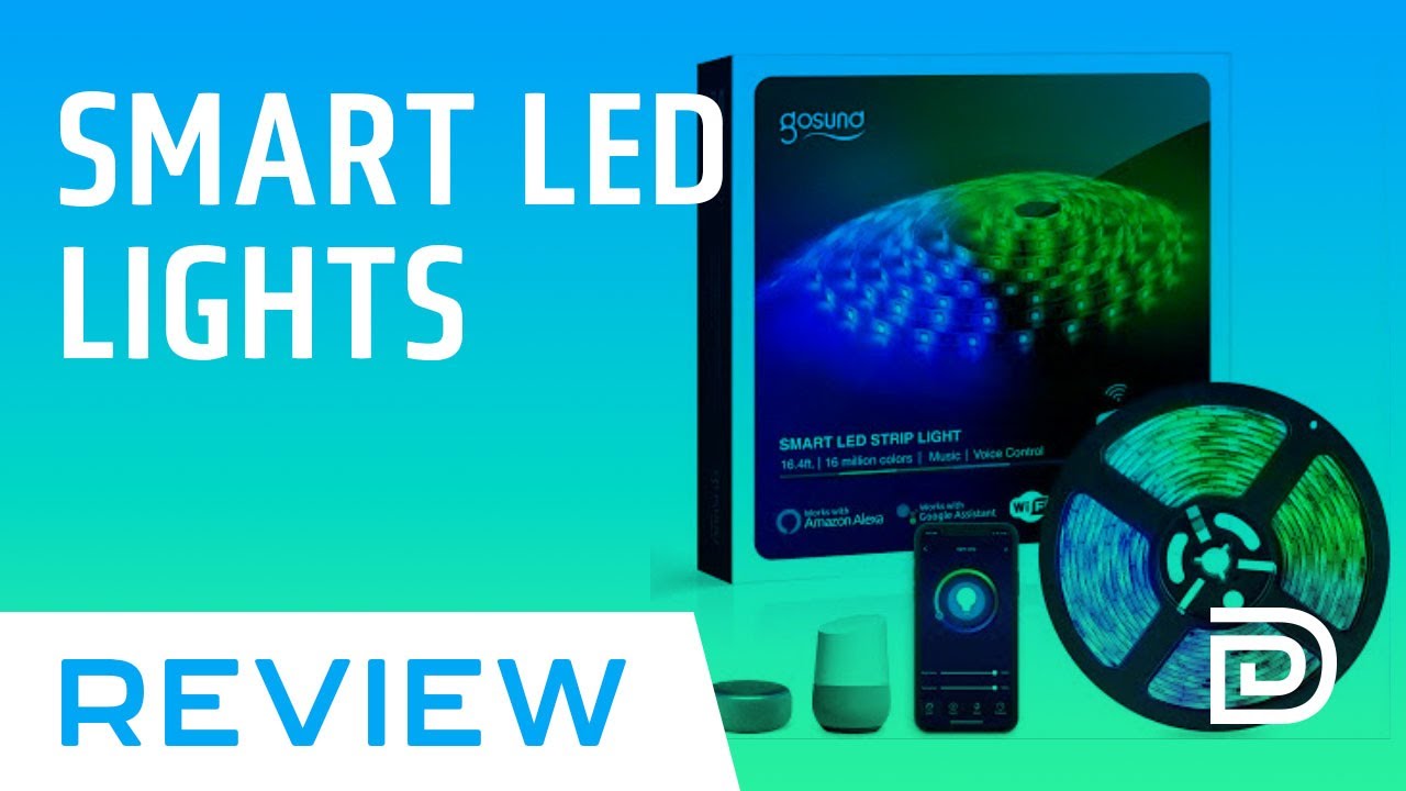 WiFi Smart LED Strip Lights Works With Alexa & Google Assistant Review
