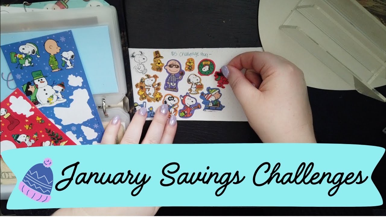 $203 Cash Stuffing | January 2026 Savings Challenges