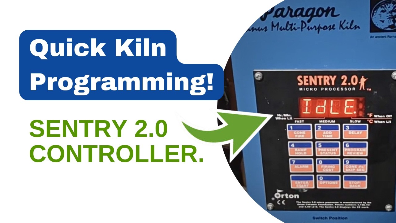 How to program a Paragon Janus 1613 Kiln Paragon Kiln for firing using the Sentry 2.0 Controller.