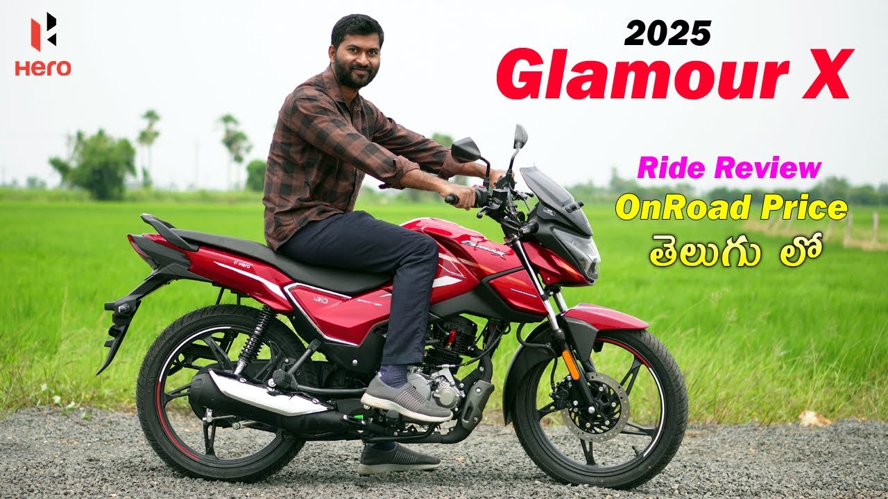 2025 Hero Glamour 125 X Price & Specs in telugu | TechTravelTelugu