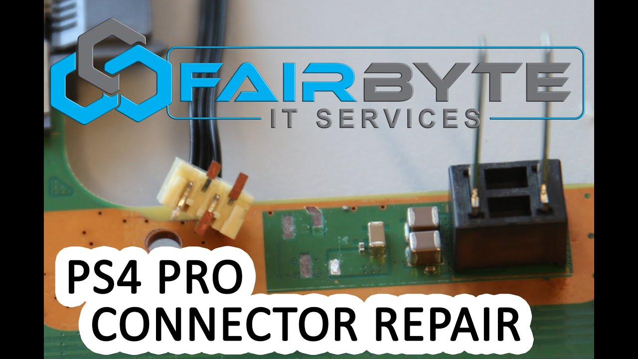 PS4 Pro ripped off 5v 4Pin PSU Connector Repair
