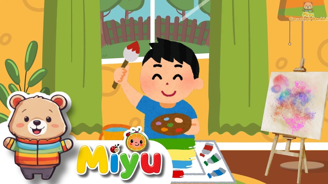 🎵✨ Impara i COLORI e CONTA con le DITA! Canzoni DIVERTENTI per BAMBINI | Miyu - Canzoni per Bambini