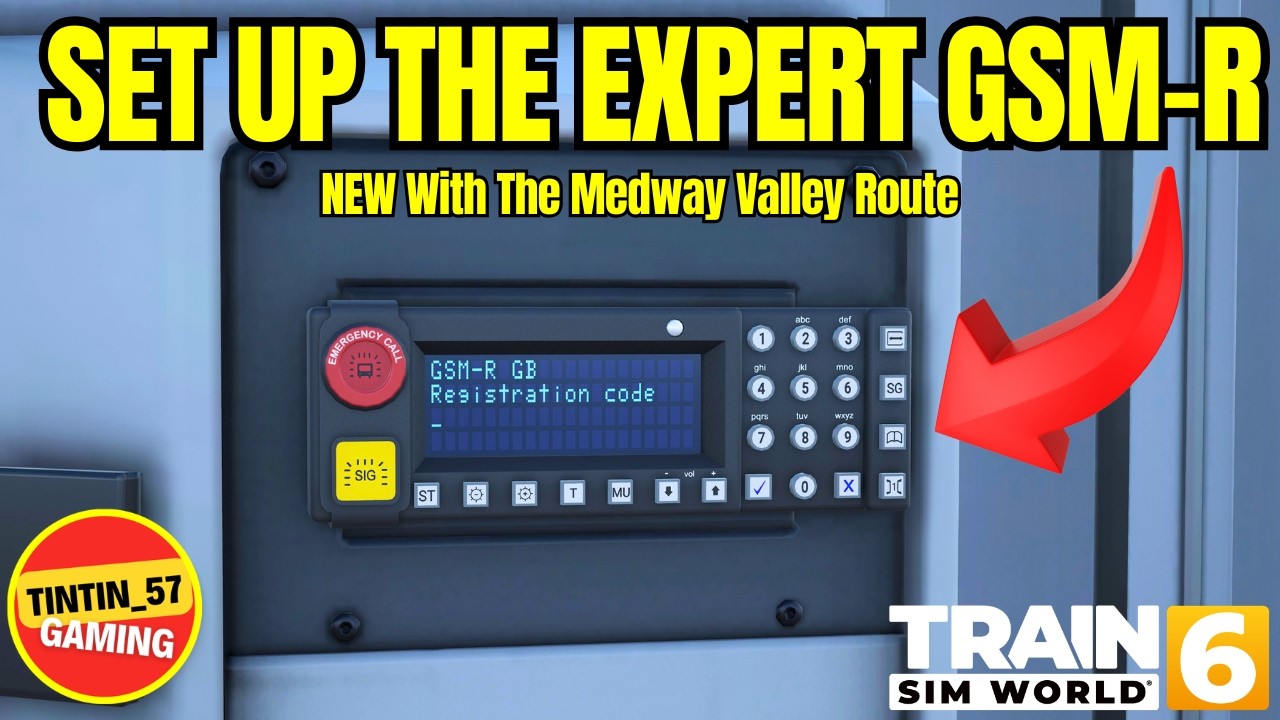 HOW TO USE THE NEW EXPERT GSM‑R IN TSW6 | Quick & Easy Beginner‑Friendly Guide | Train Sim World 6