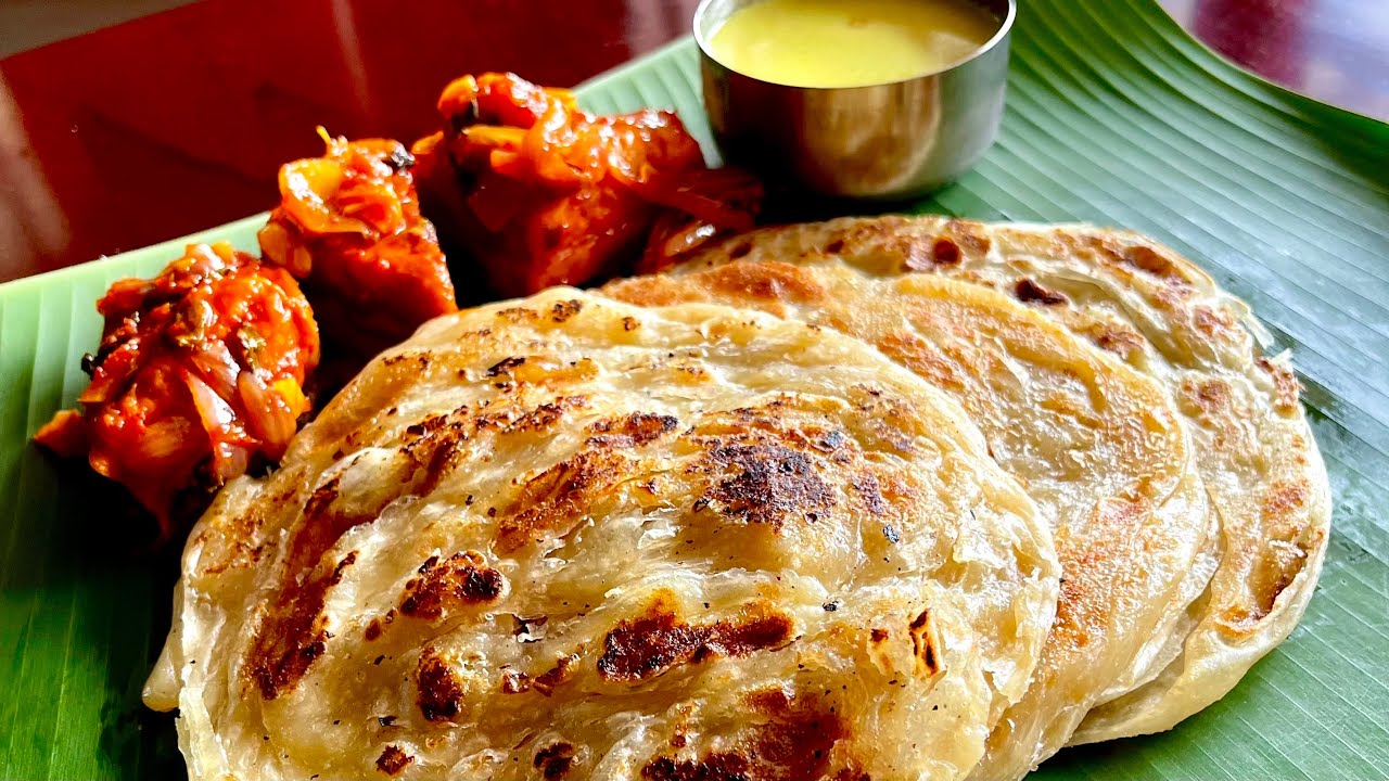 Soft, Flaky Eggless Roti Canai - Prata Recipe | Most Popular Malaysian Breakfast | Vegan