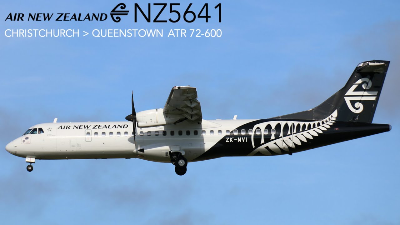 Air New Zealand NZ5641 : Flying from Christchurch to Queenstown