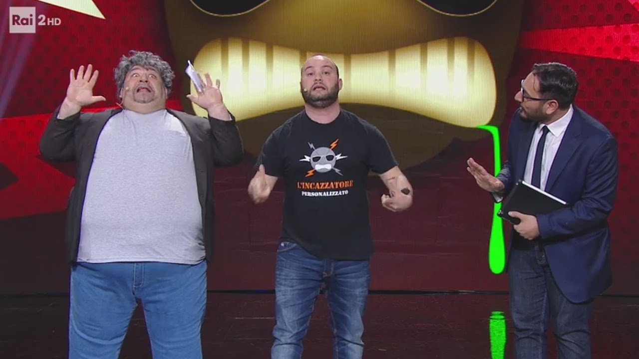 Enzo e Sal con Nello Iorio - L'Incazzatore Personalizzato con Nonno Moderno - Made in Sud 19/04/2017