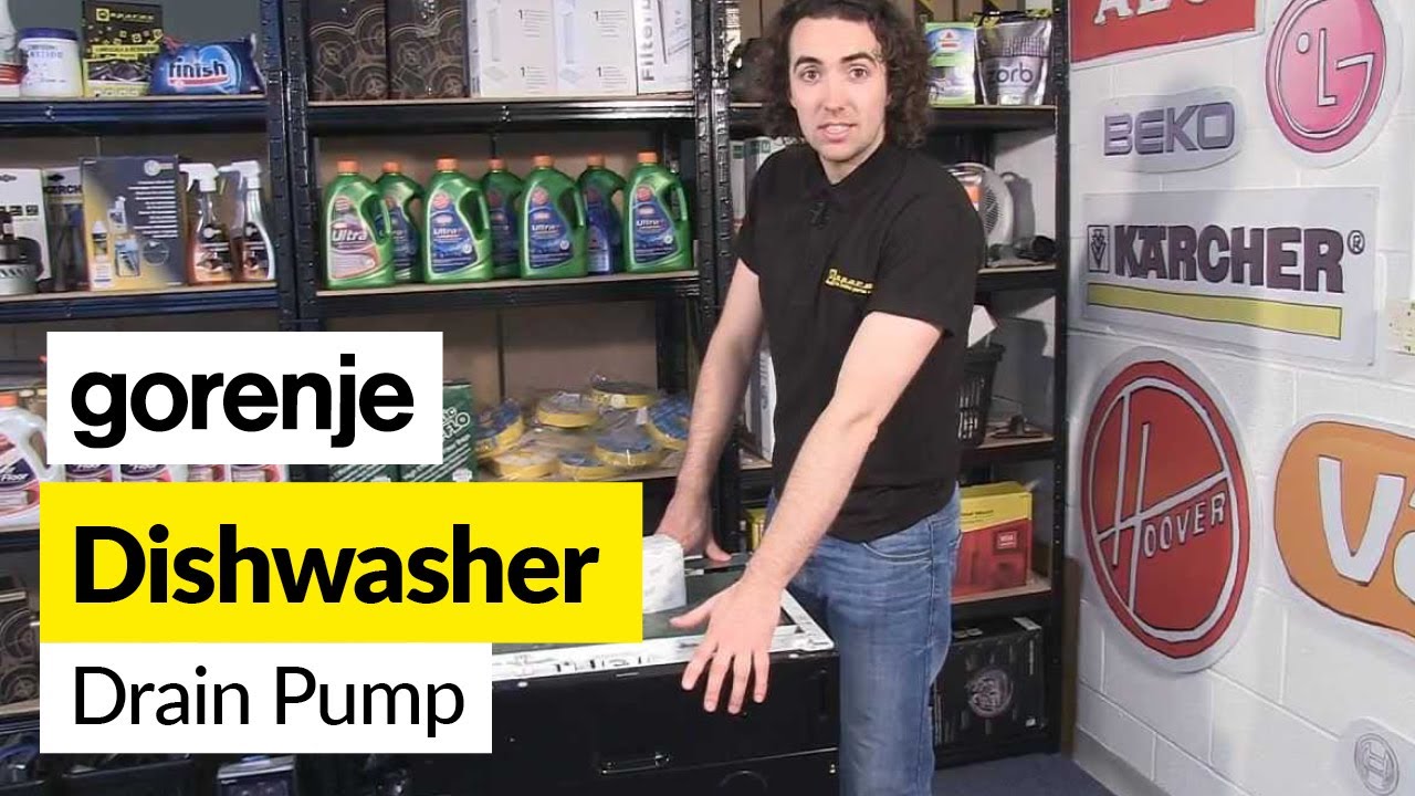 How to Replace a Dishwasher Drain Pump - Gorenje