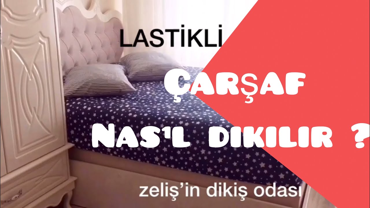 LASTİKLİ ÇARŞAF NASIL DİKİLİR.?...How to sew contoured sheet? #lastikliçarşaf #çarşafnasıldikilir