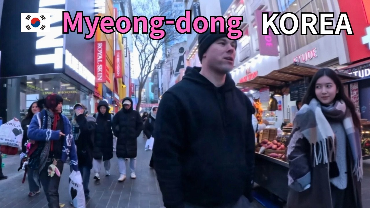 653) Full video : Myeongdong, Korea's largest tourist attraction | Winter in Seoul : Korea Walk 4K
