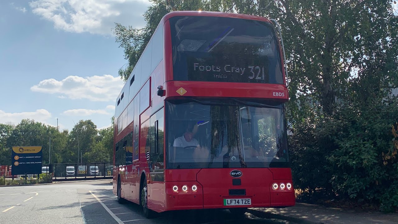 FRV: Bus Route 321 | New Cross Gate - Foots Cray, Tesco (EBD5/LF74TZE)