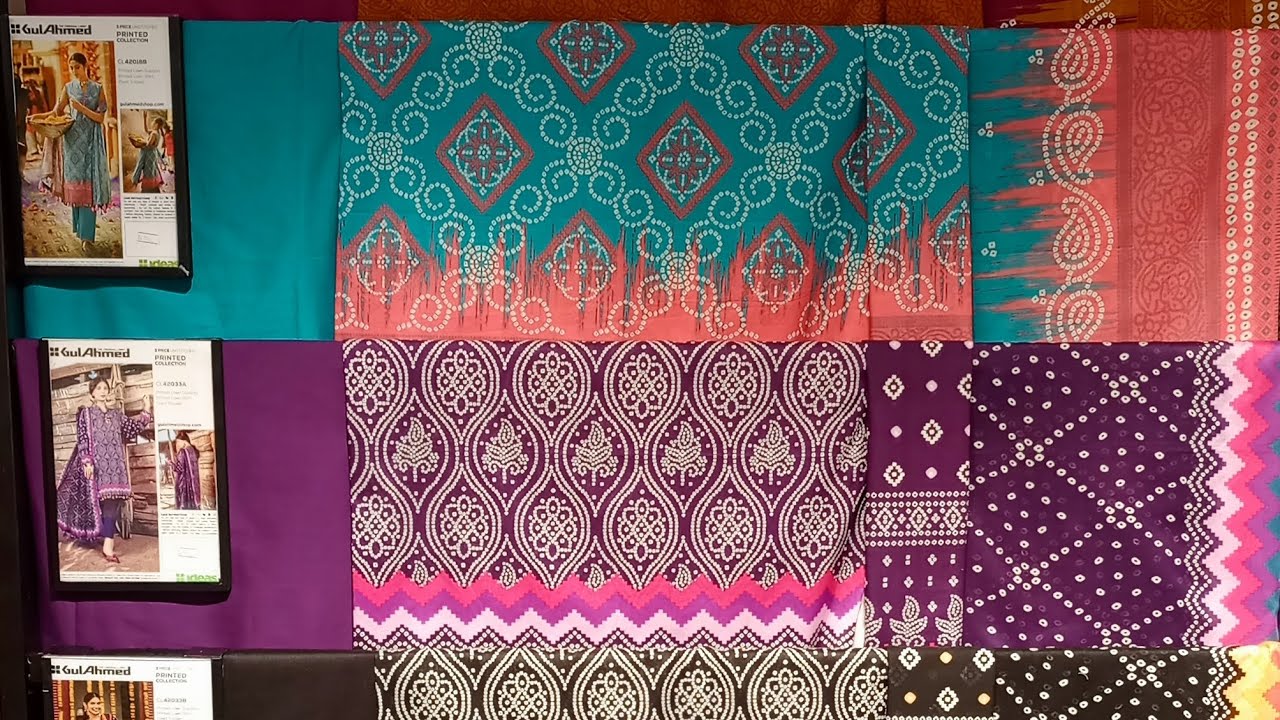 ideas Gul Ahmed Unstitched Summer Collection New Chunari Collection 2024...