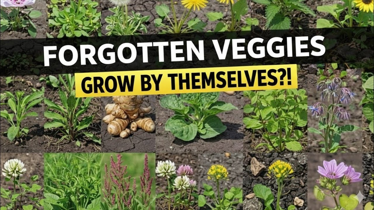 20 Forgotten Vegetables That Grow Themselves (Perfect for Lazy Gardeners)