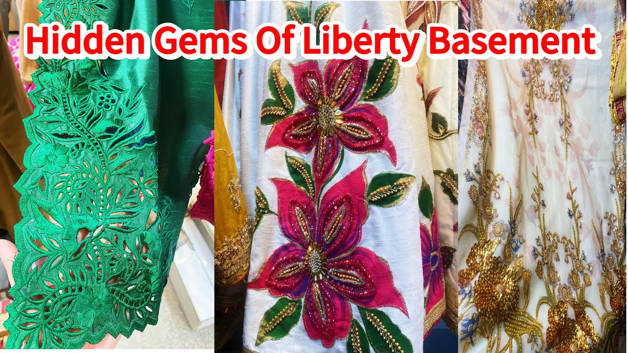 Cutwork Latest Designs || Hand Painted Embellishment || Liberty Market Basement Variety