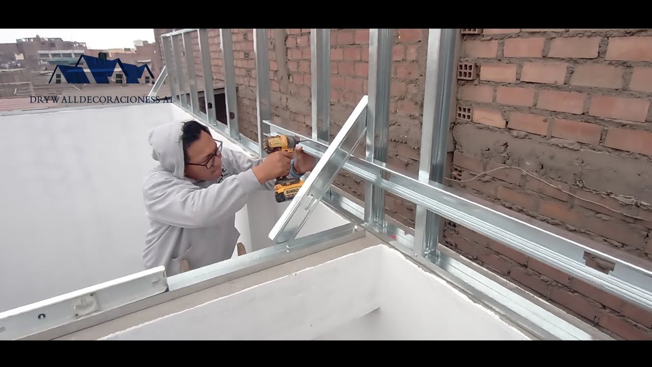 Cómo empezar un techo en #Drywall para una casa de 65 metros cuadrados
