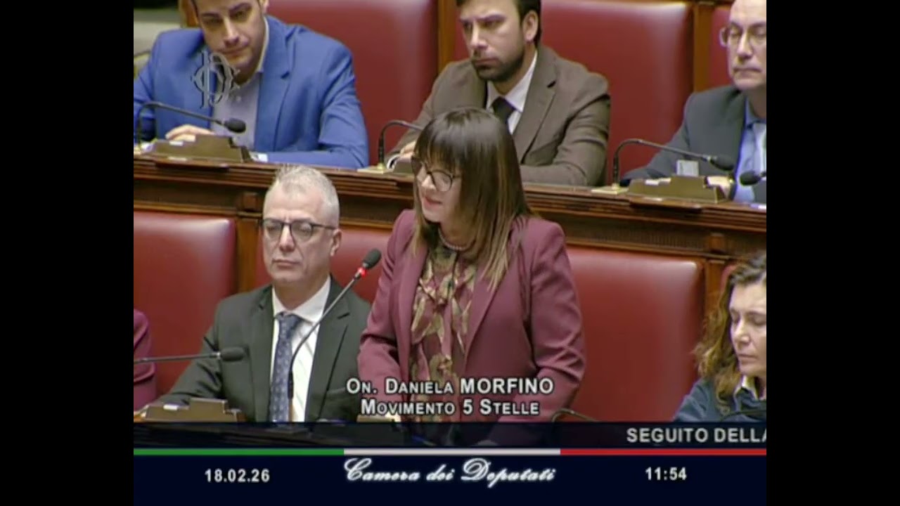 Daniela Morfino   M5S Camera   Dichiarazione di voto in Aula 18/02/2026