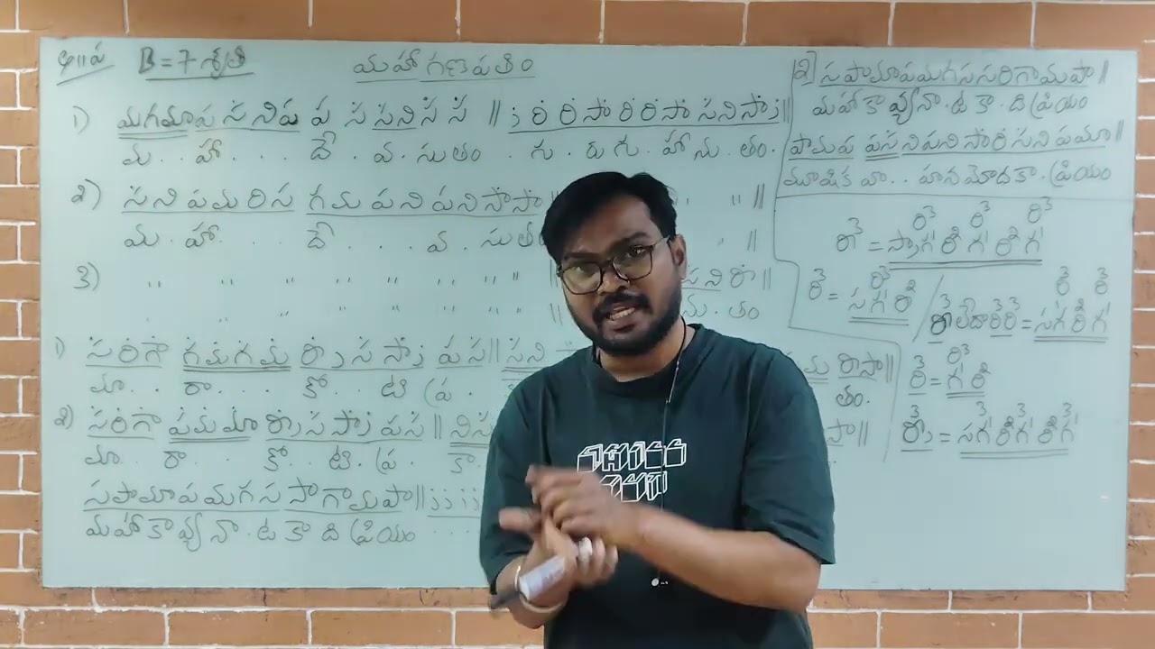 Mahaganapathim (anupallavi) 2nd video, 9000330391