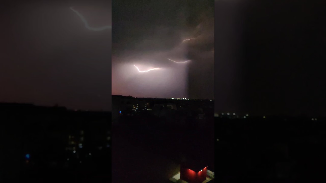 What a Lightning in a Punjab #thunder #thunderstorm #rain #punjab