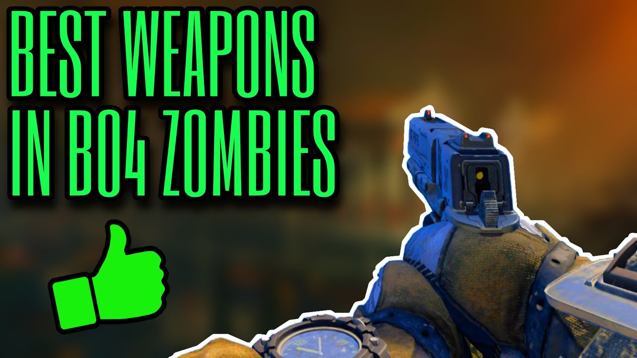 TOP 5 BEST WEAPONS IN BLACK OPS 4 ZOMBIES!!