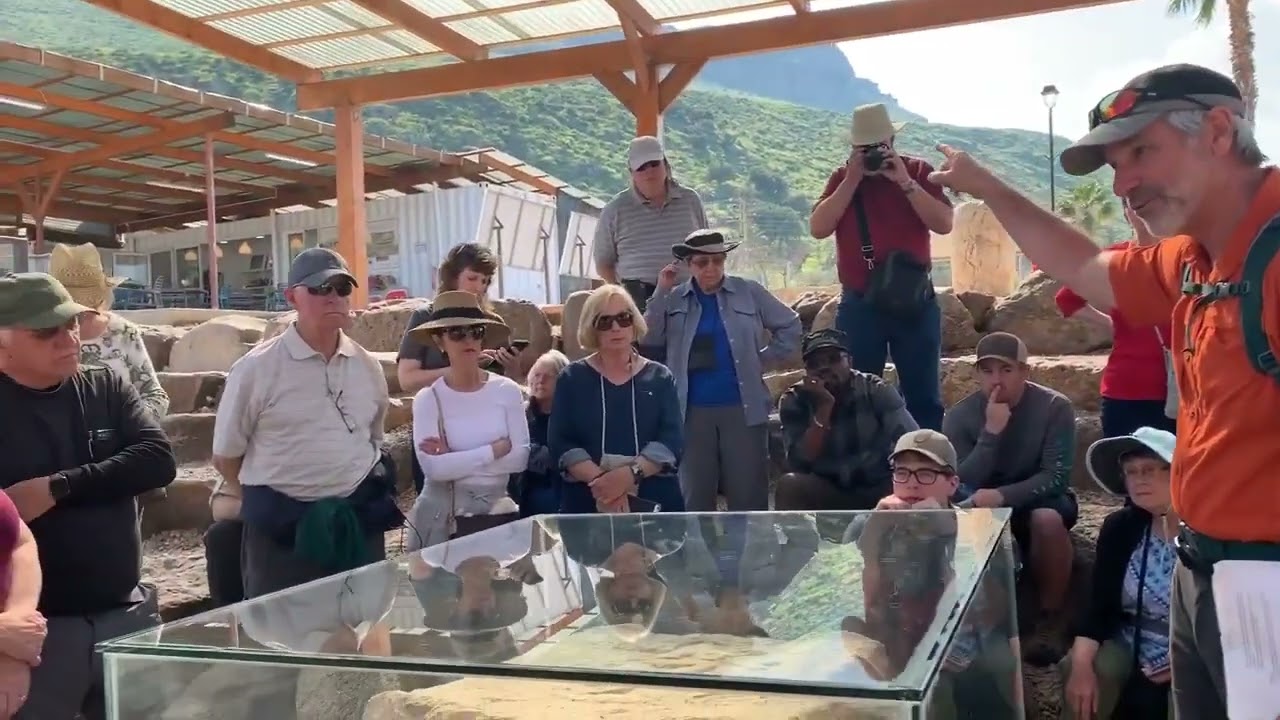 Holy Land 2019 - Dr. Jack Beck - Magdala - The Magdala Stone