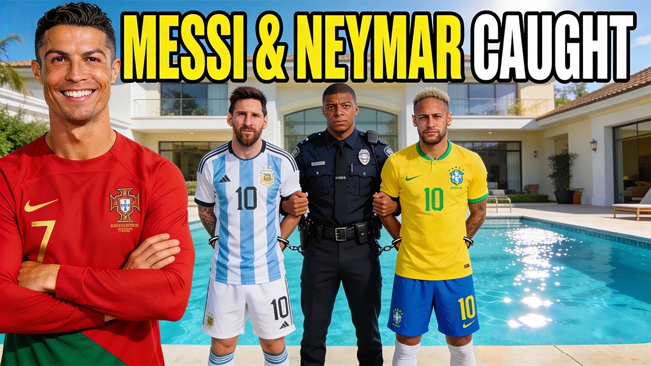 Messi and Neymar Caught Cheating Ronaldo Very Shocking!