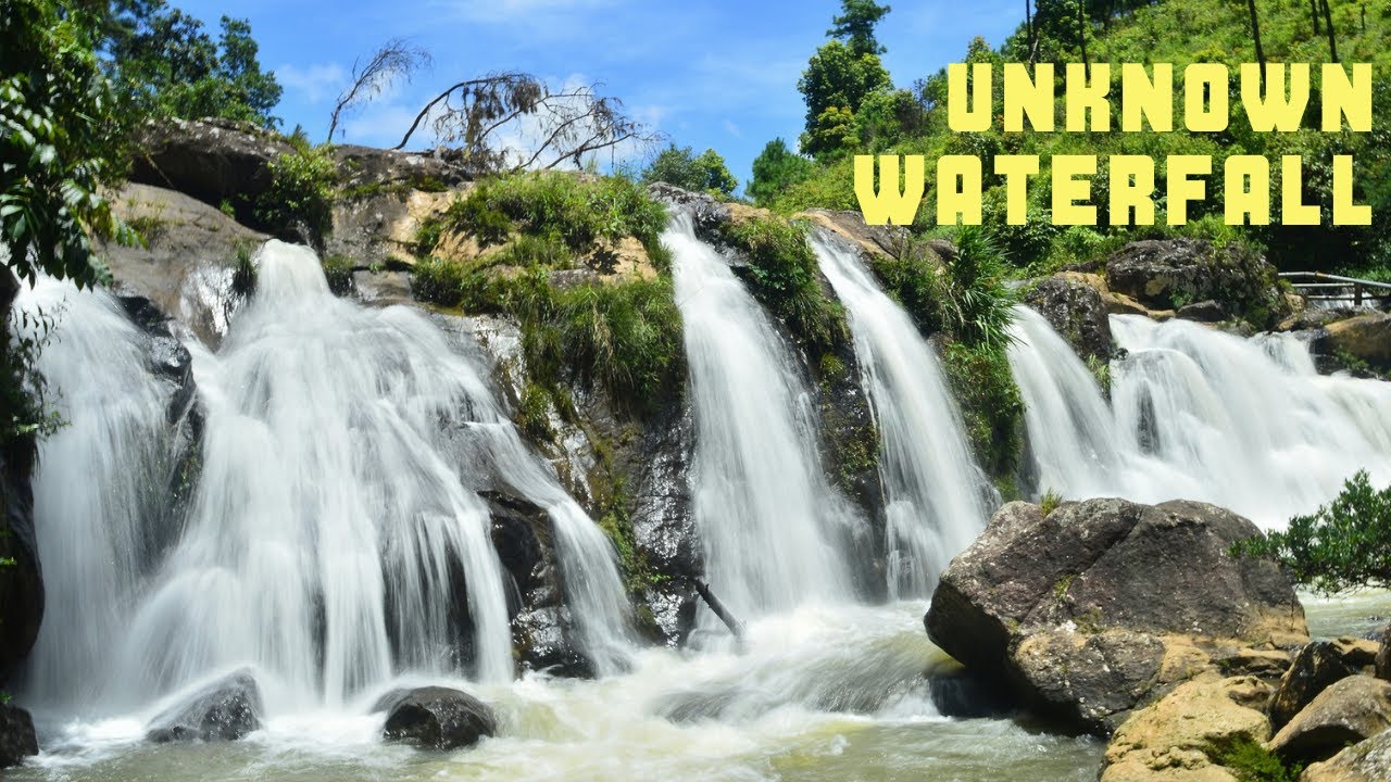 Thangsniang Waterfall, Shangpung a natural beautiful tourist spot, West Jaintia Hills, Meghalaya
