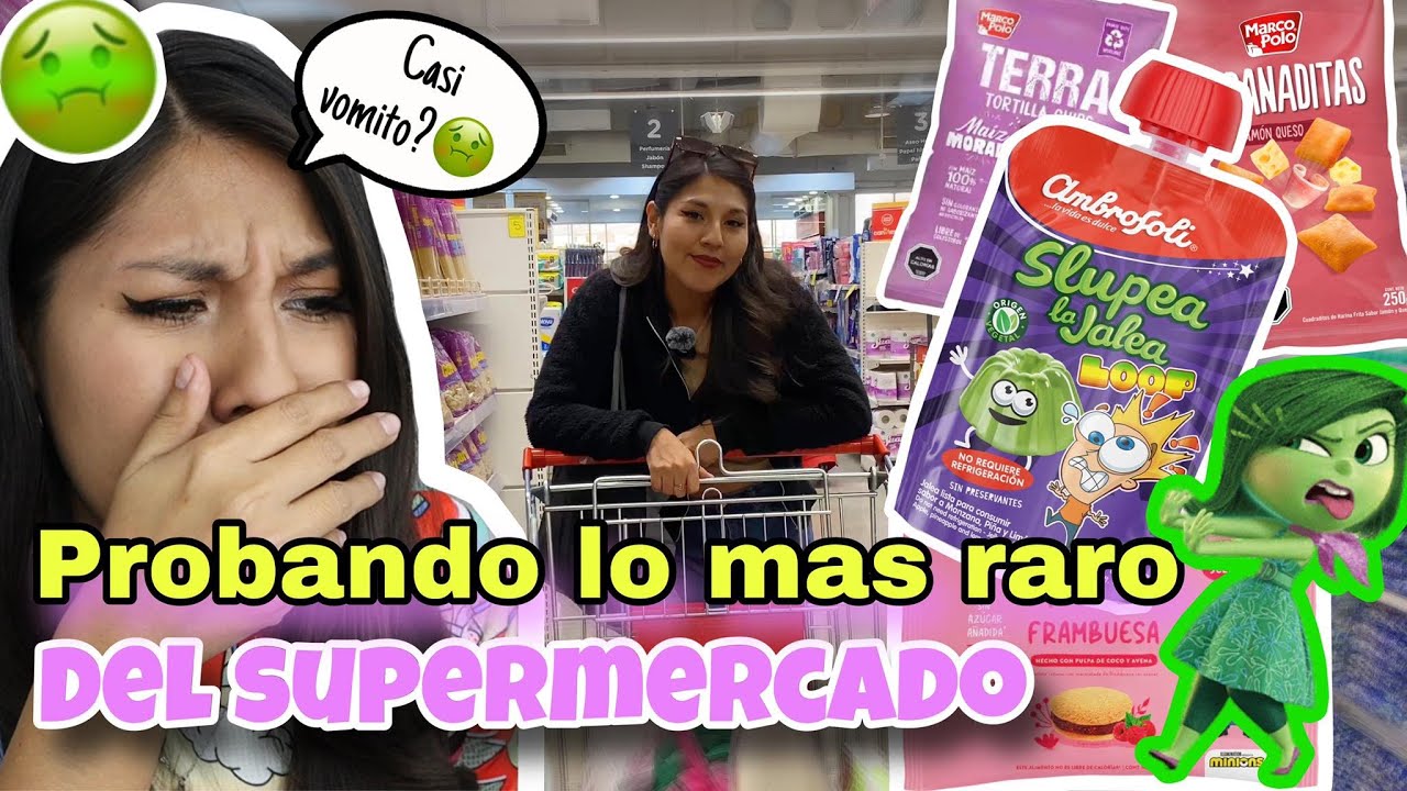 PROBANDO COMIDA RARA DEL SUPERMERCADO / CataBelen