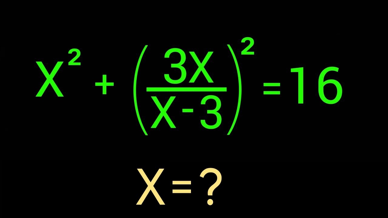 Solving a 'Harvard' University entrance exam question