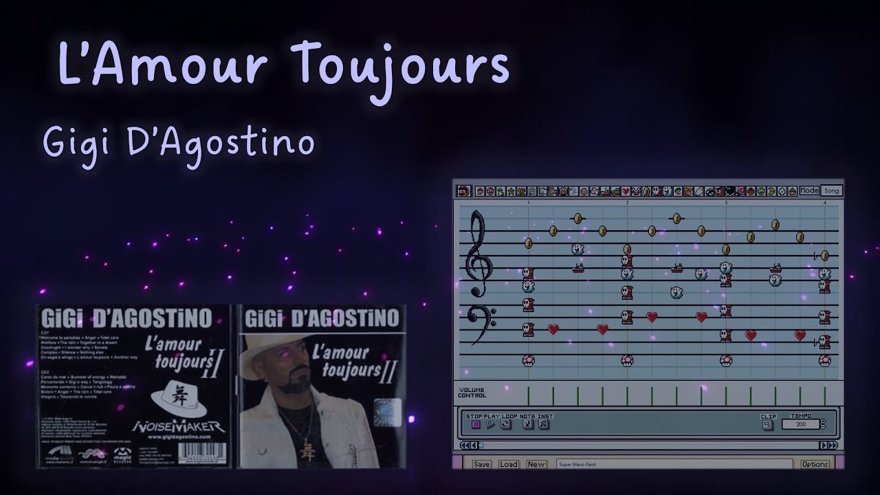 L'AMOUR TOUJOURS by Gigi D'Agostino but it's a Super Mario Paint cover [Chrono Trigger SF]
