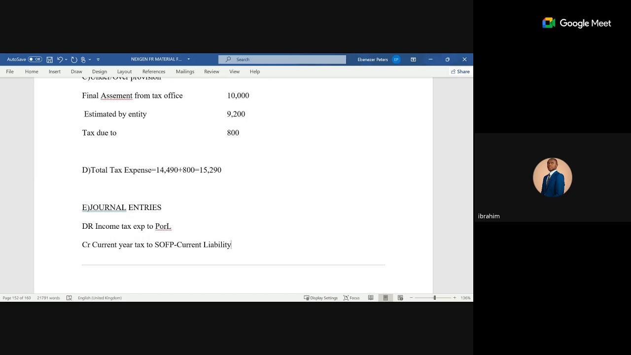 |FR| IAS 12-INCOME TAXES PART 1