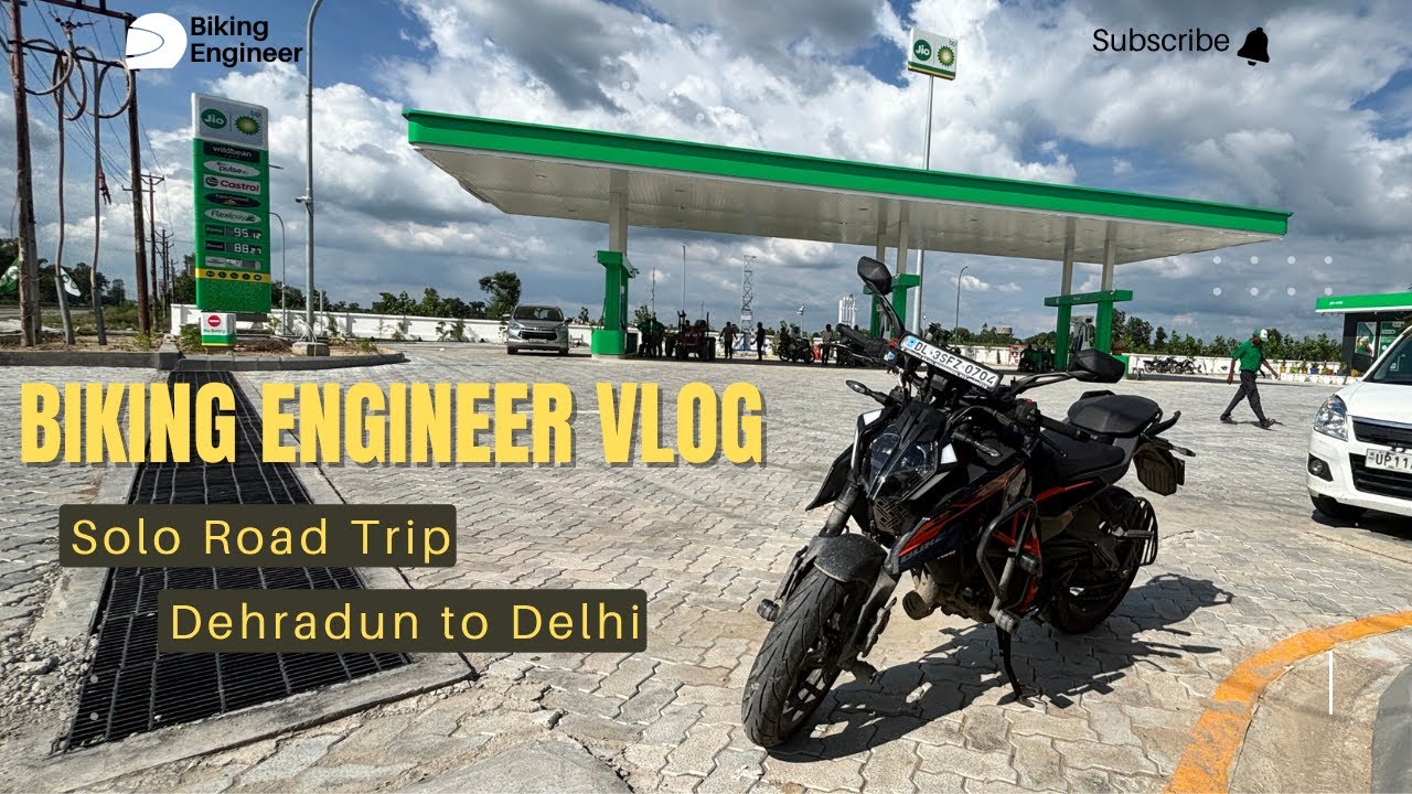 Solo Bike Ride 🏍 | Dehradun to Delhi | Biking Engineer Vlog