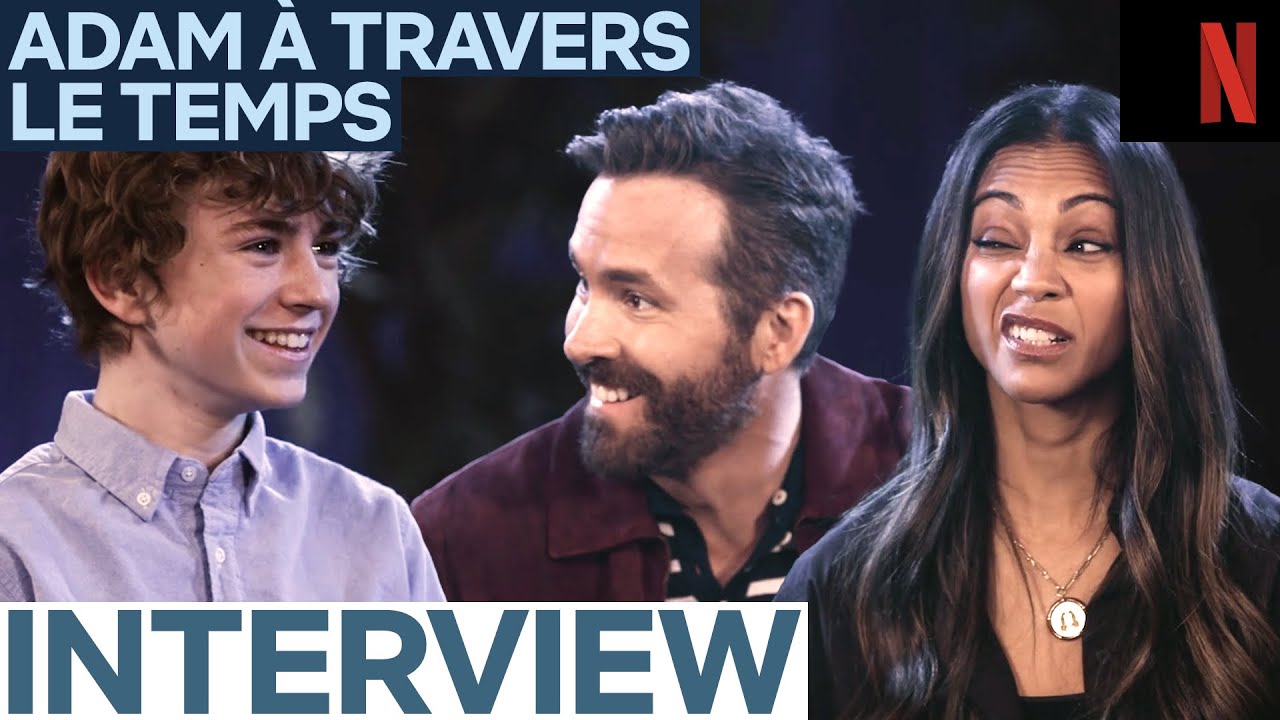 L&rsquo;INTERVIEW DU CAST | Adam &agrave; travers le temps | Netflix France