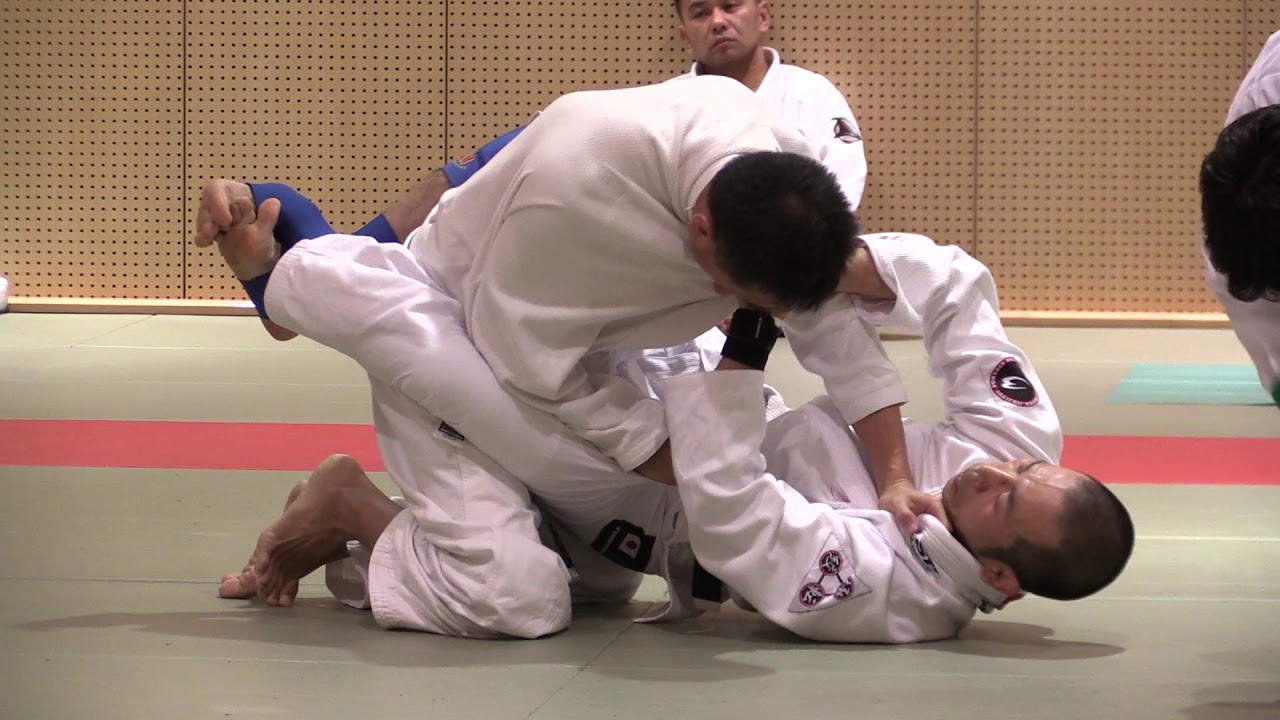 20180225 JBJJF 第12回全日本マスター柔術選手権 マスター5白帯ライトフェザー級 決勝戦 田村