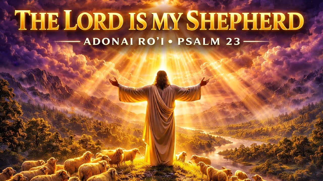 THE LORD IS MY SHEPHERD 🕊️ | ADONAI RO'I • PSALM 23 • Sacred Hebrew Worship Music
